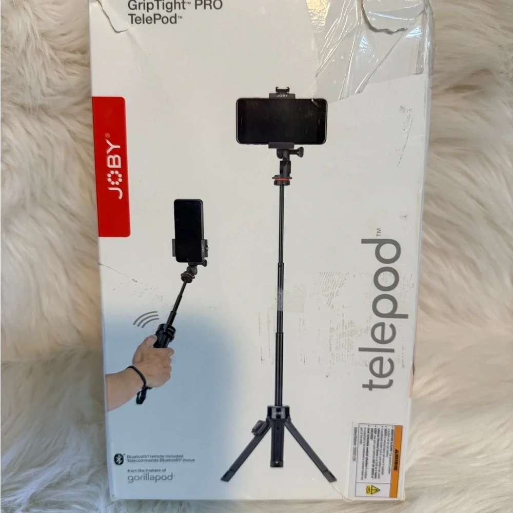 TelePod Extendable Black Travel Tripod & Selfie Stick